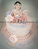 Sweet Pink Princess fondant cake