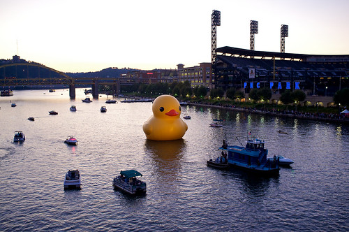 Ducks and Bucs at PNC Park.