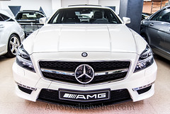 Mercedes Benz CLS 63 AMG - 527 c.v - Blanco Diamante - Piel Nappa Negra