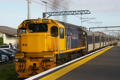 New Zealand DC class locomotive in Papatoetoe.Sta, Auckland, New Zealand /Oct 2,2013