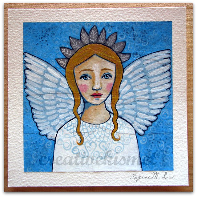 little angel, art by Regina Lord