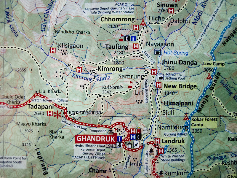 Ghandruk to Chhomrong