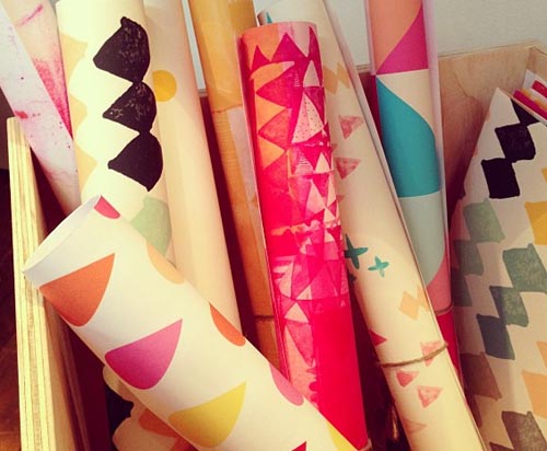Print space wrapping papers