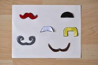 Mustache Matching Puzzle