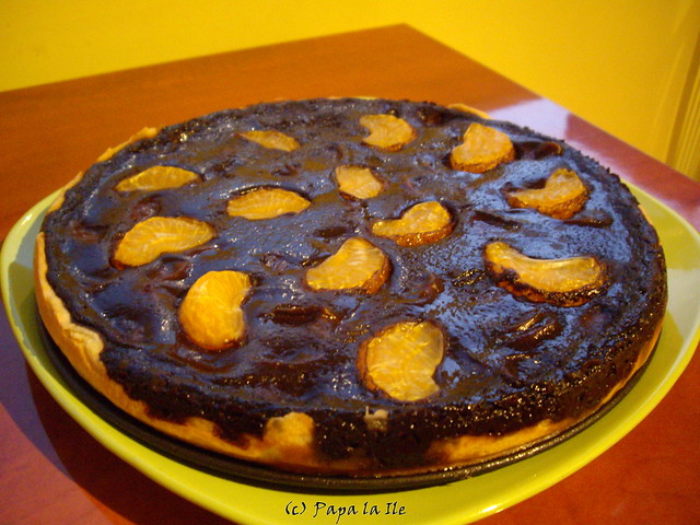 Tarta cu ciocolata si mandarine (1)