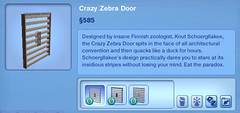 Crazy Zebra Doors