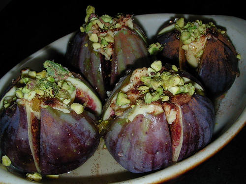 Loaded figs awaiting the oven by rustumlongpig