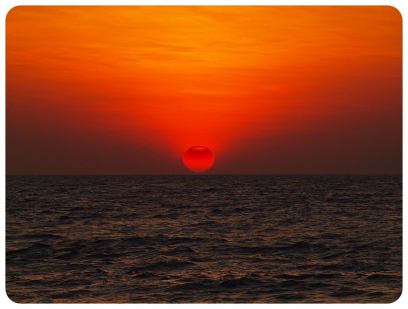 India sunset