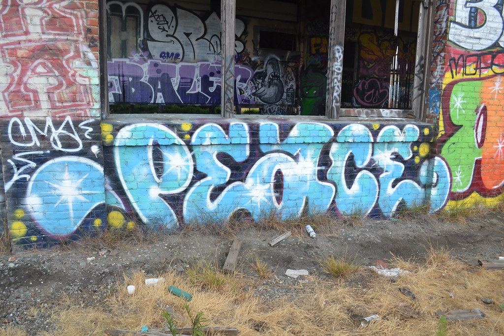 PEACE, the yard, Graffiti, US