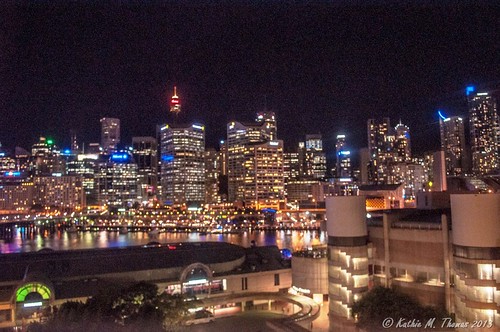 Night view of Darling Harbour