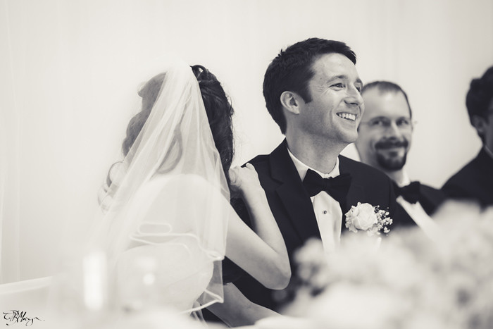 Bride-Groom-Black-and-White-Laughing