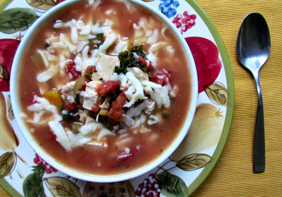 Hearty Chicken Tomato Vegetable Soup