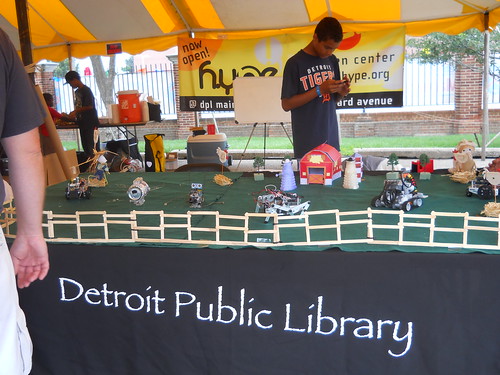 Robot petting zoo from DPL