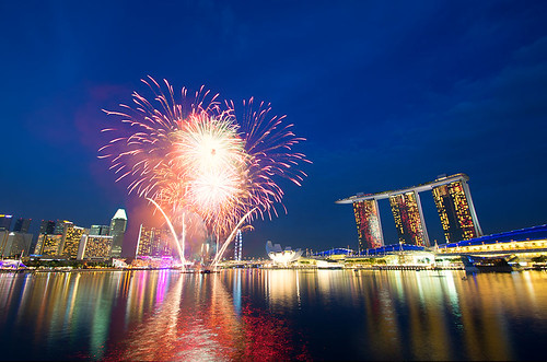 Singapore Rehearsal Fireworks for NDP 2013 by Haryadi Be