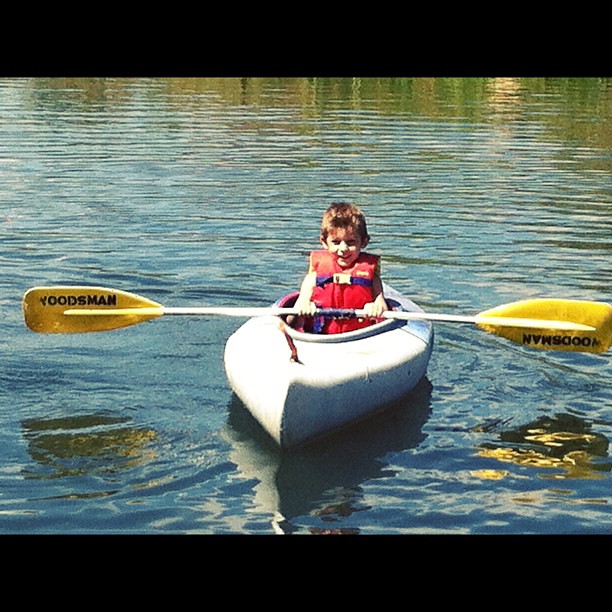 This kid appears to be a natural born kayaker. #sir_o