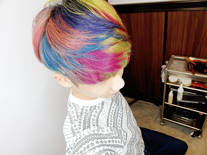 typicalben hair rainbow