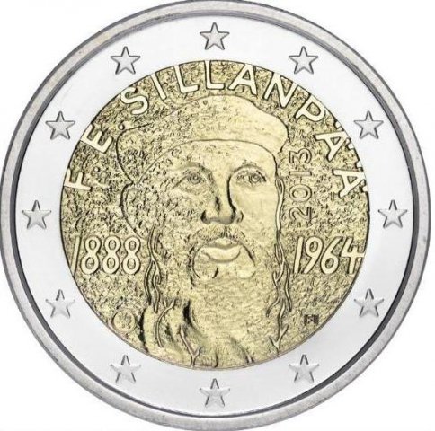 2 Euro Fínsko 2013, F.E. Sillanpää