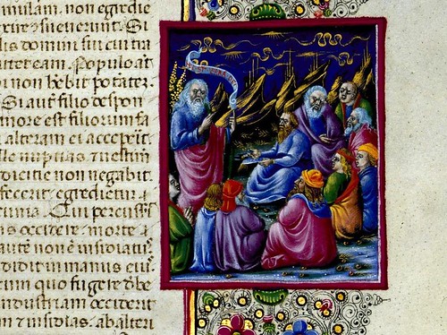 012-Bibbia di Borso d'Este-Vol 1- Hoja 71 detalle- Biblioteca Estense de Módena