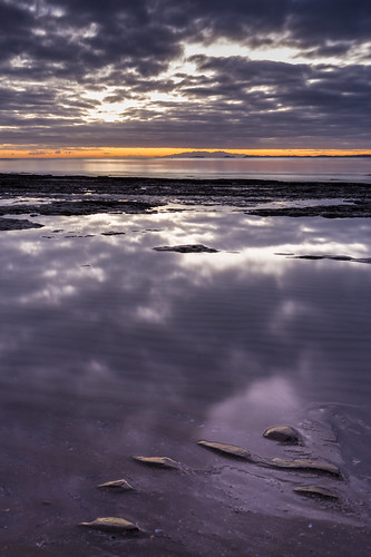 Milford Beach sunrise by Mikey Mack