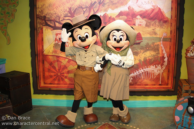 Meeting Mickey and Minnie