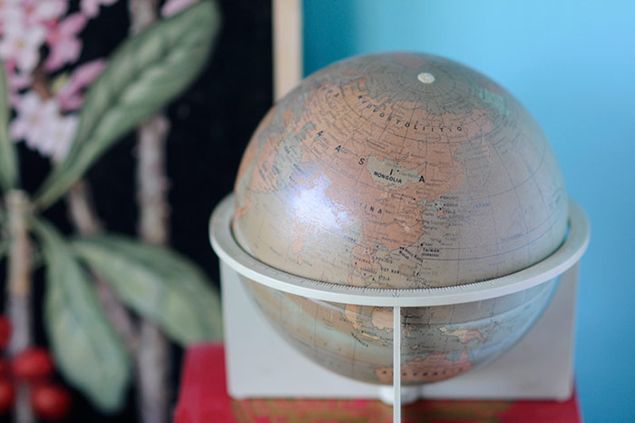 Flea Market Finds - Vintage Globe