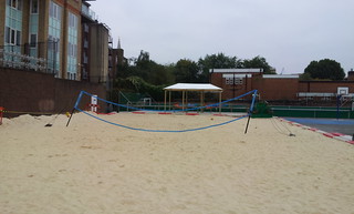 Marlborough playground beach volleyball