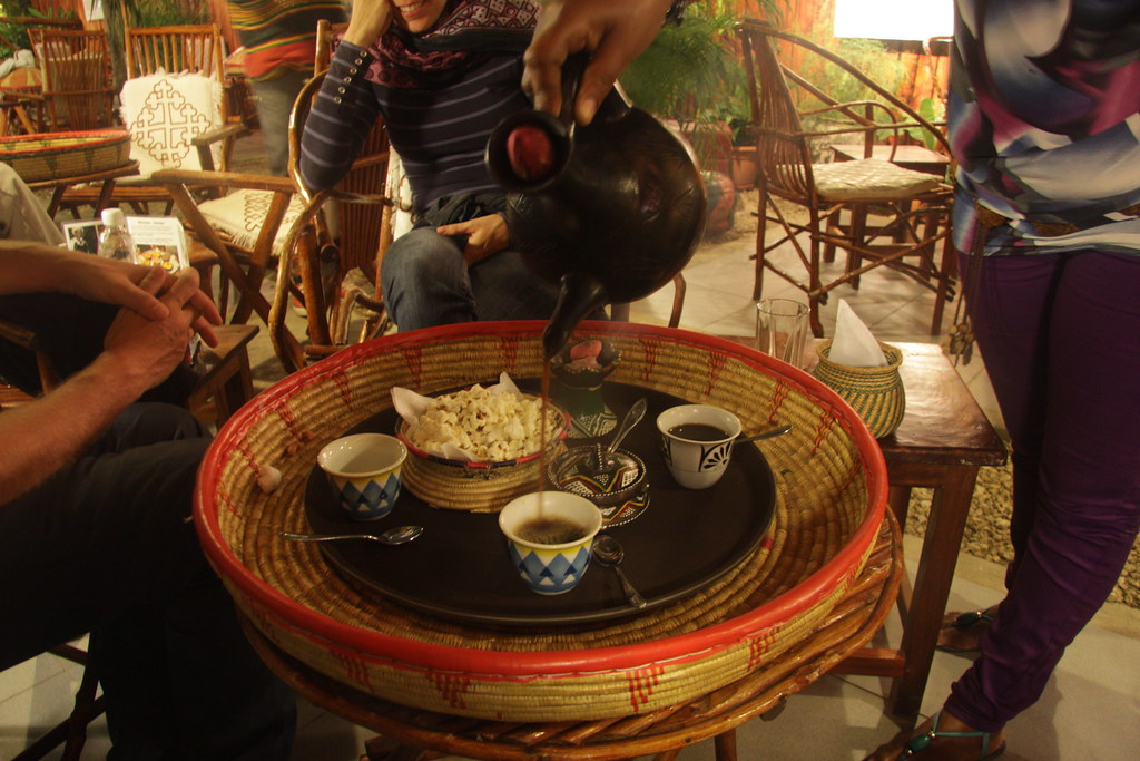 Ethiopian coffee in Zanzibar