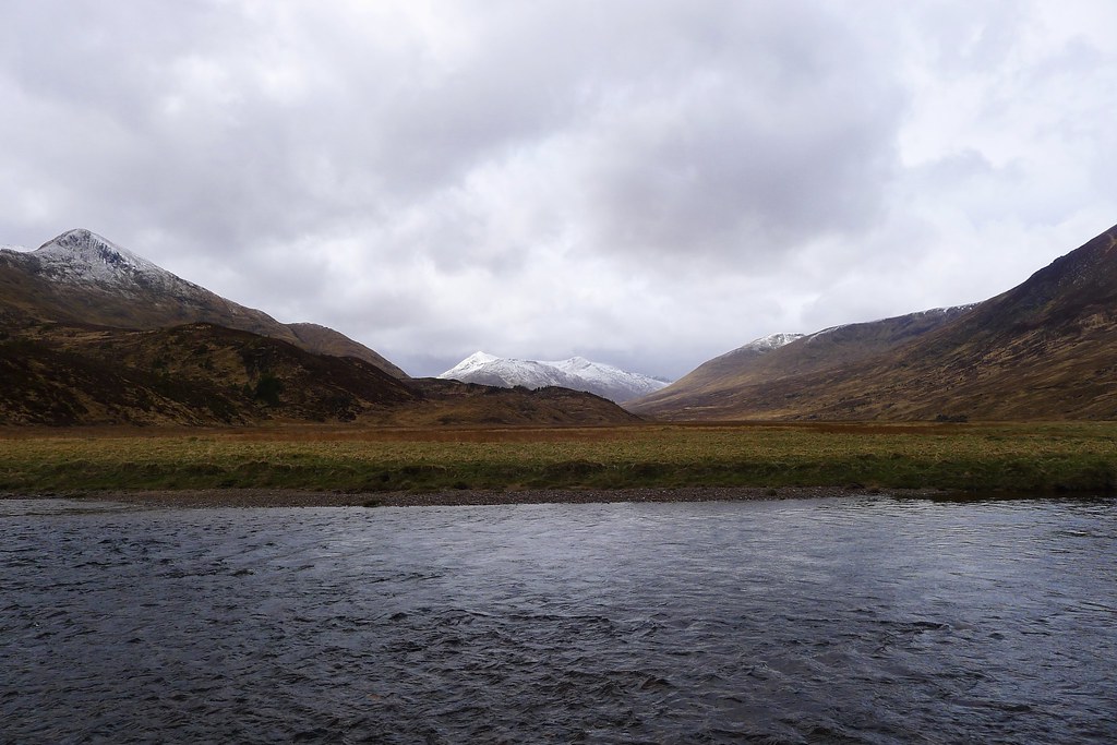 Looking across the River Affric to Beinn Fhada