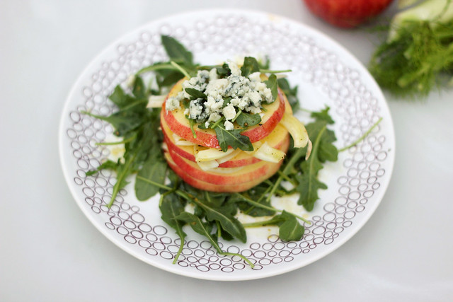 Apple Fennel Salad Stack - Gluten-free w/ Vegan Option