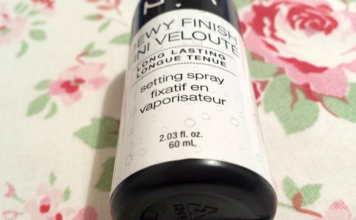 NYX Dewy Finish Makeup Setting Spray Review