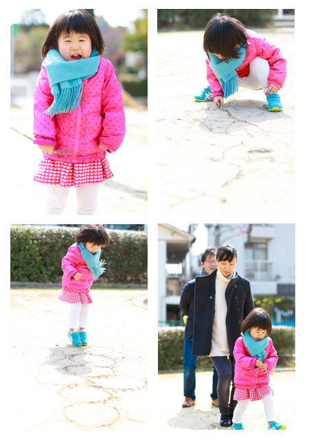 七五三記念 家族写真 ロケーション撮影　出張撮影　愛知県大府市　公園　屋外　子供写真