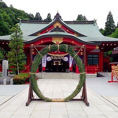 護国神社の茅の輪
