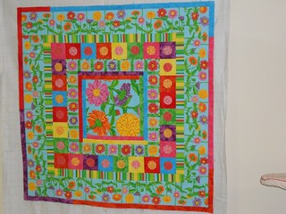 betsy's bright valorie wells flowers quilt