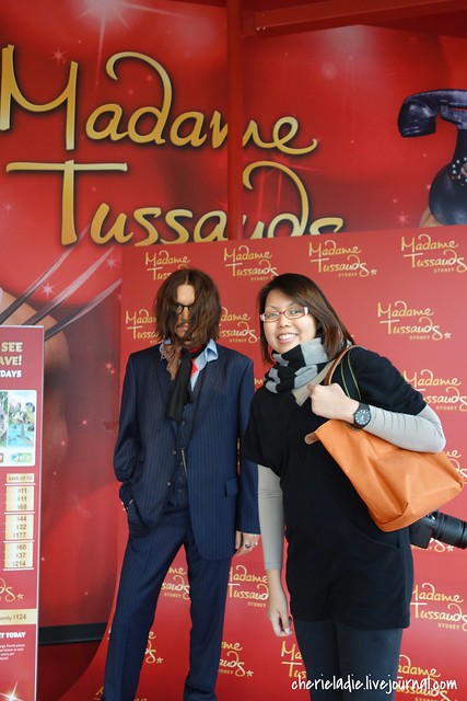 Johnny Depp & Cindy at Madame Tussauds, Sydney
