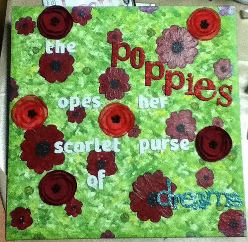 Poppies canvas