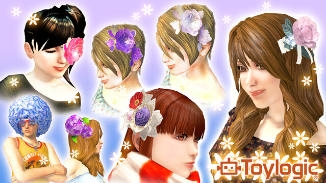 ToyLogic Flower Accessories in PlayStation Home