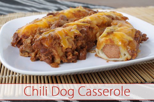 Chili Dog Casserole from The Vegetarian Casserole Queen