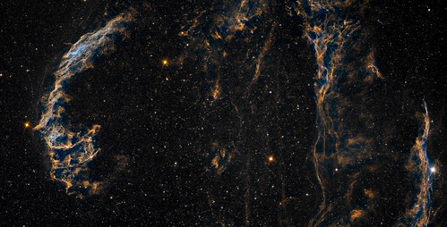The Veil Nebula - bi-colour by Mick Hyde