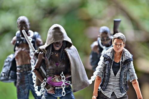 Michonne & Andrea on the road