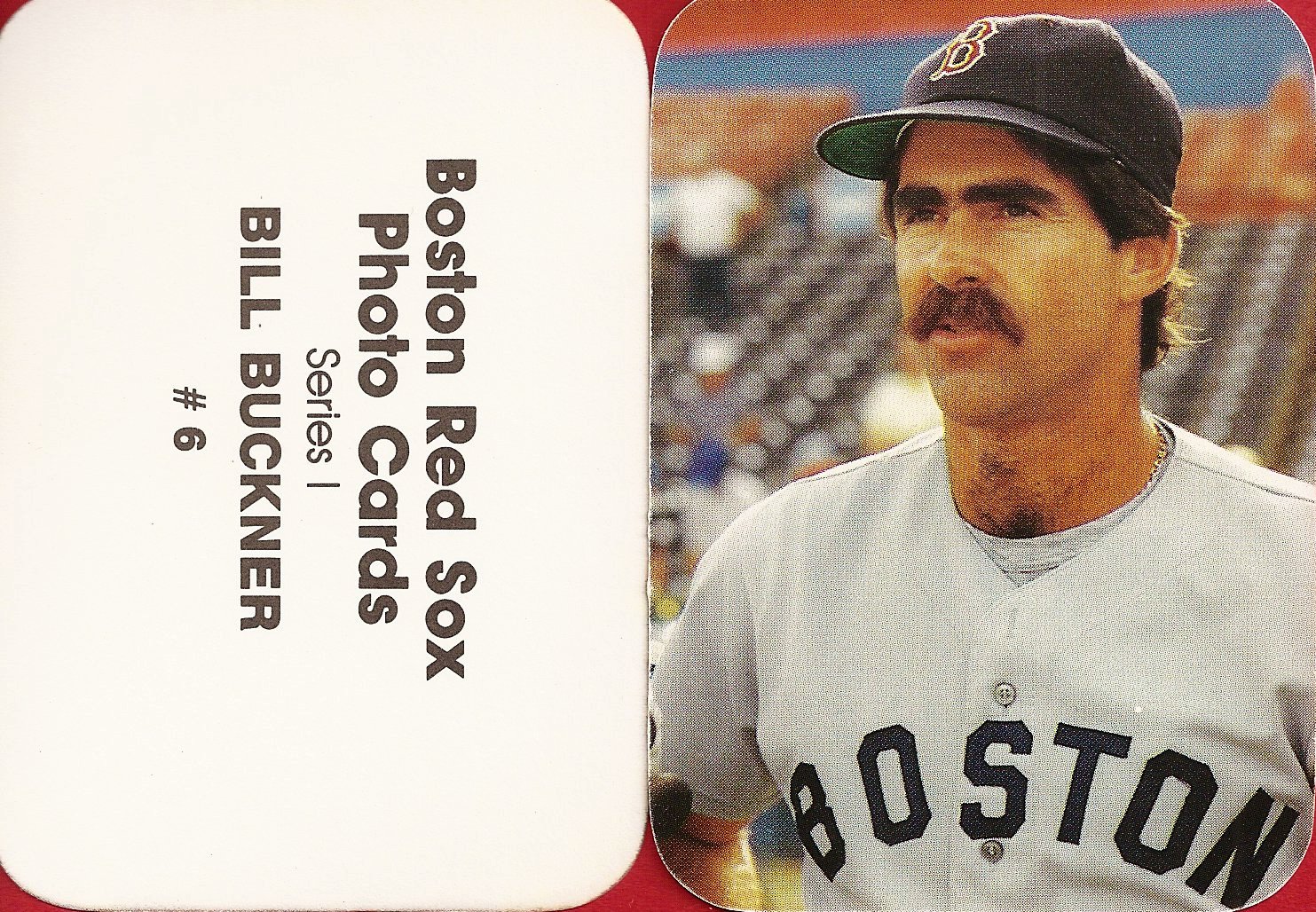 1986 Boston Red Sox Photo Cards