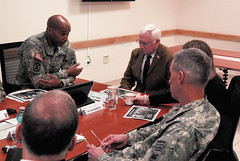 U.S. House Appropriations, Subcommittee on Defense professional staff members visit U.S. Army Africa 