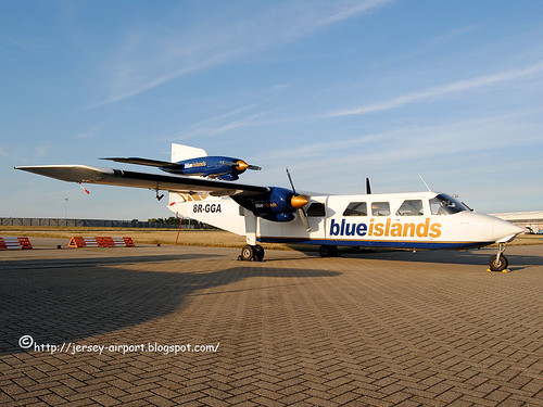 8R-GGA Britten-Norman BN-2A-III Trislander by Jersey Airport Photography