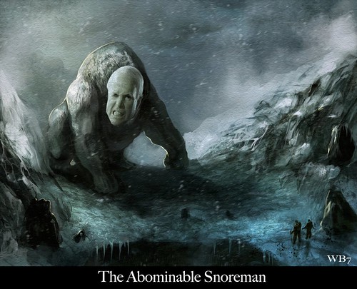 THE ABOMINABLE SNOREMAN by WilliamBanzai7/Colonel Flick