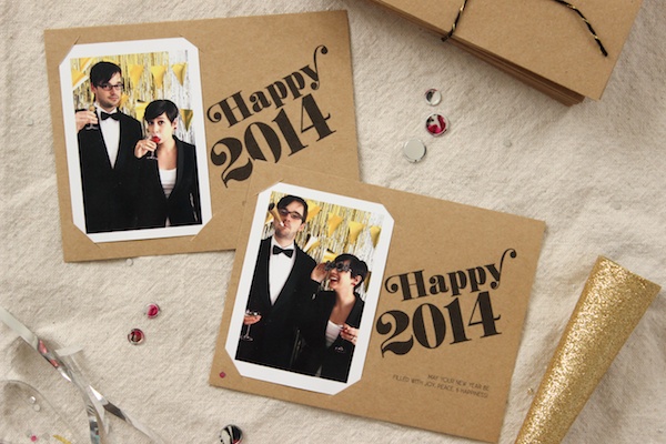 Fabric Paper Glue | DIY Holiday Photo Cards + Free Printable