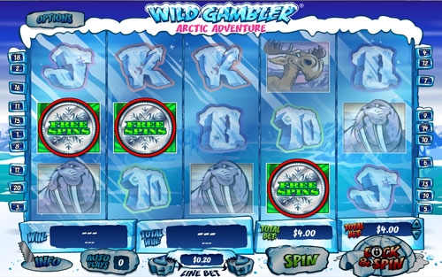 free Wild Gambler Arctic Adventure free spins feature