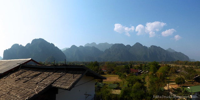 Vang Vieng Panorama from Guest House