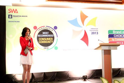 The Indonesia Most Recommended Consumer Community & Brand of Choice By Community Award 2013