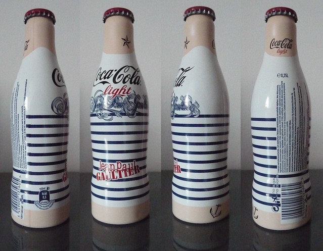 Coca Cola Jean-Paul Gaultier BeNeLux 2012 Coke aluminium bottle