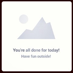 Finished all my tasks! Love these messages #Todoist! #productivity #GTD