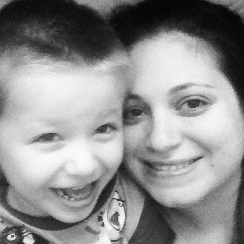 #latergram happy pic of me & Z yesterday morning when he woke me up :)